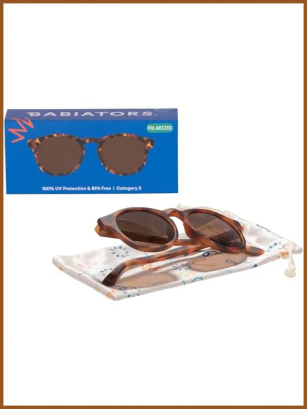 Baby Toddler Sunglasses UV400 Shatter-Resistant Flexible Rubber Frames